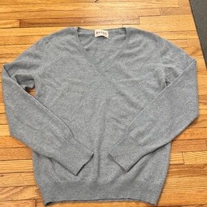 Brora Scottish Cashmere V Neck Sweater